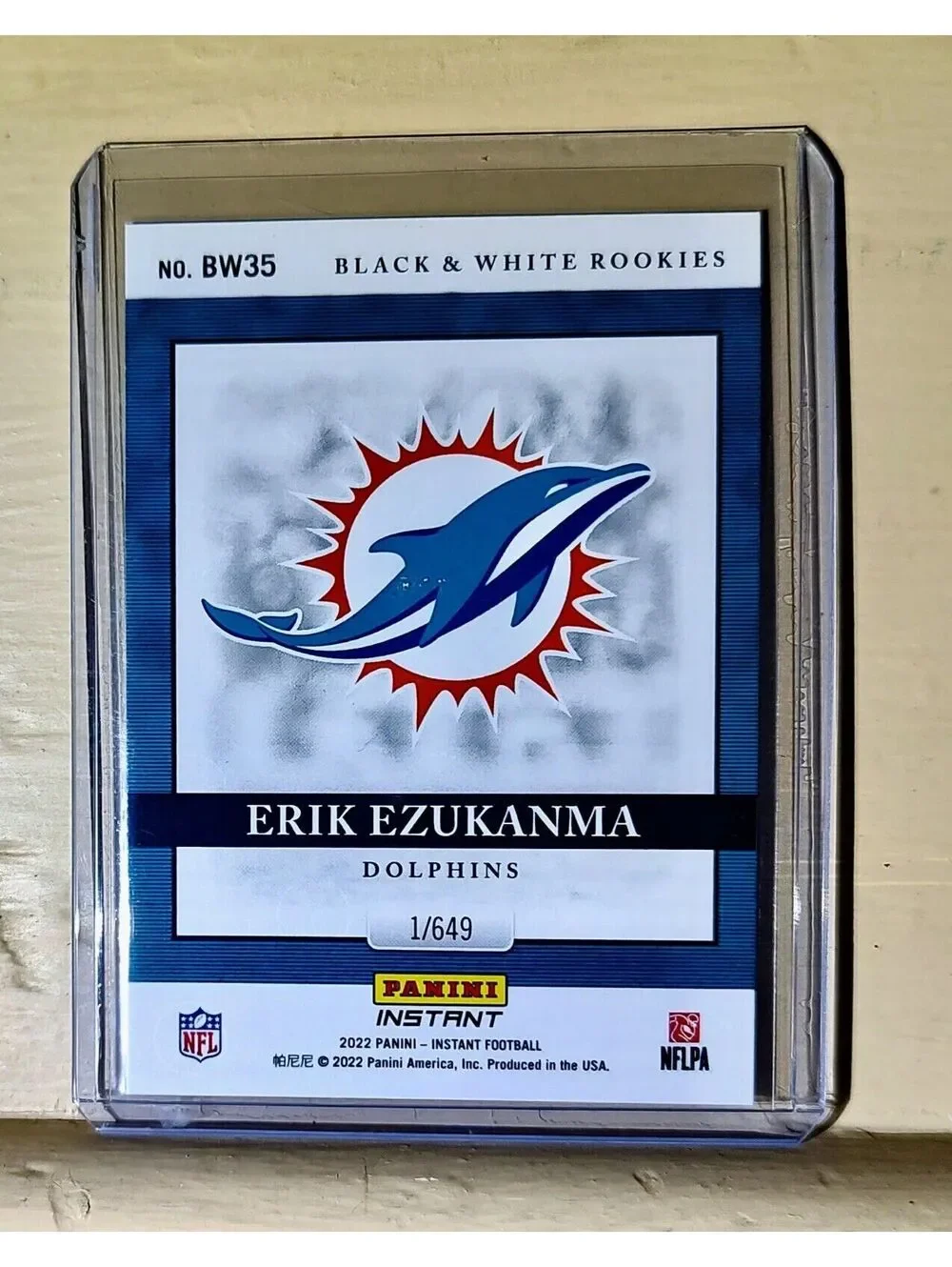 Erik Ezukanma 2022 Panini NFL Black & White Rookies #35 Football Card 1 of 649